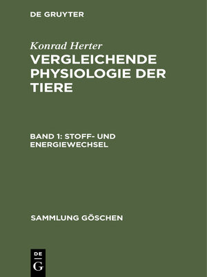cover image of Stoff- und Energiewechsel